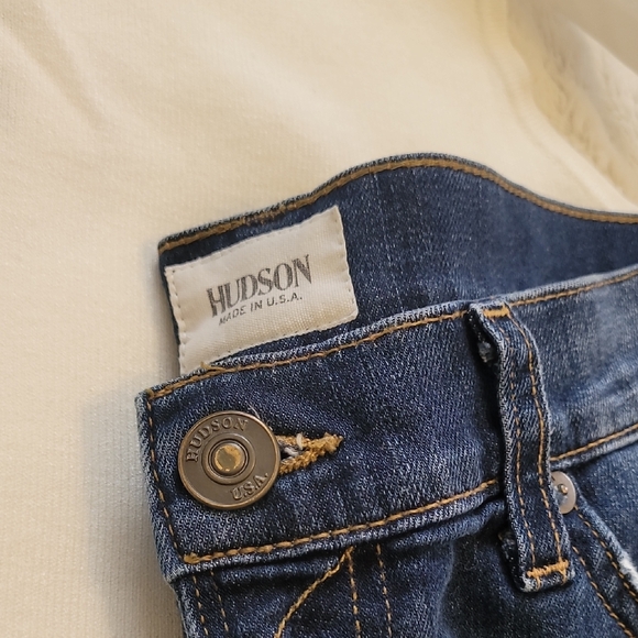 Hudson Jeans Women's Skinny Jeans - Dark Blue - Picture 2 of 8